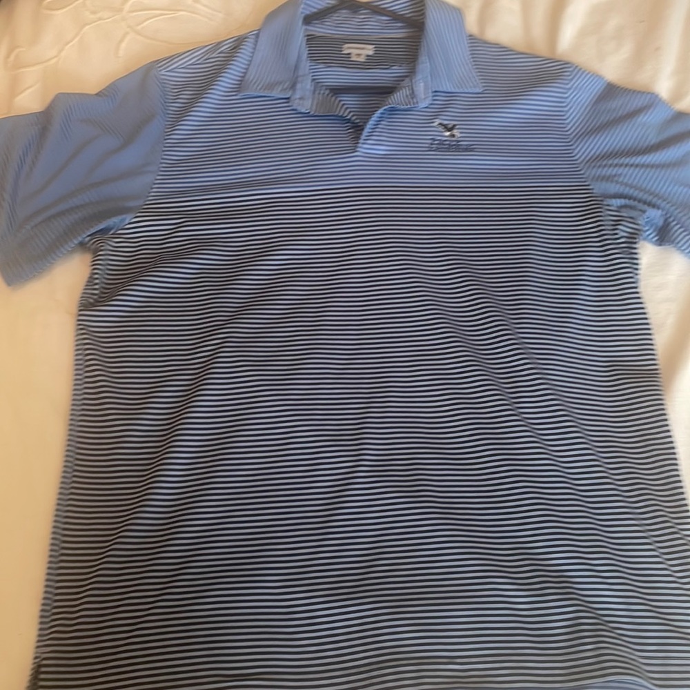 Men’s Ashworth Striped Golf Shirt